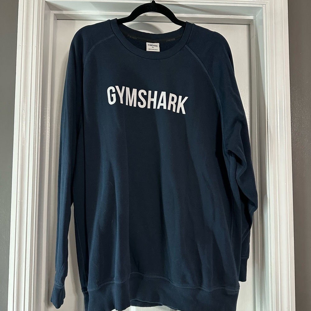 Gymshark Men's Deep Blue Crewneck Sweater